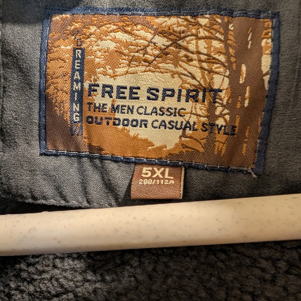 Free Spirit Men's Outdoor Casual Jacket 5XL